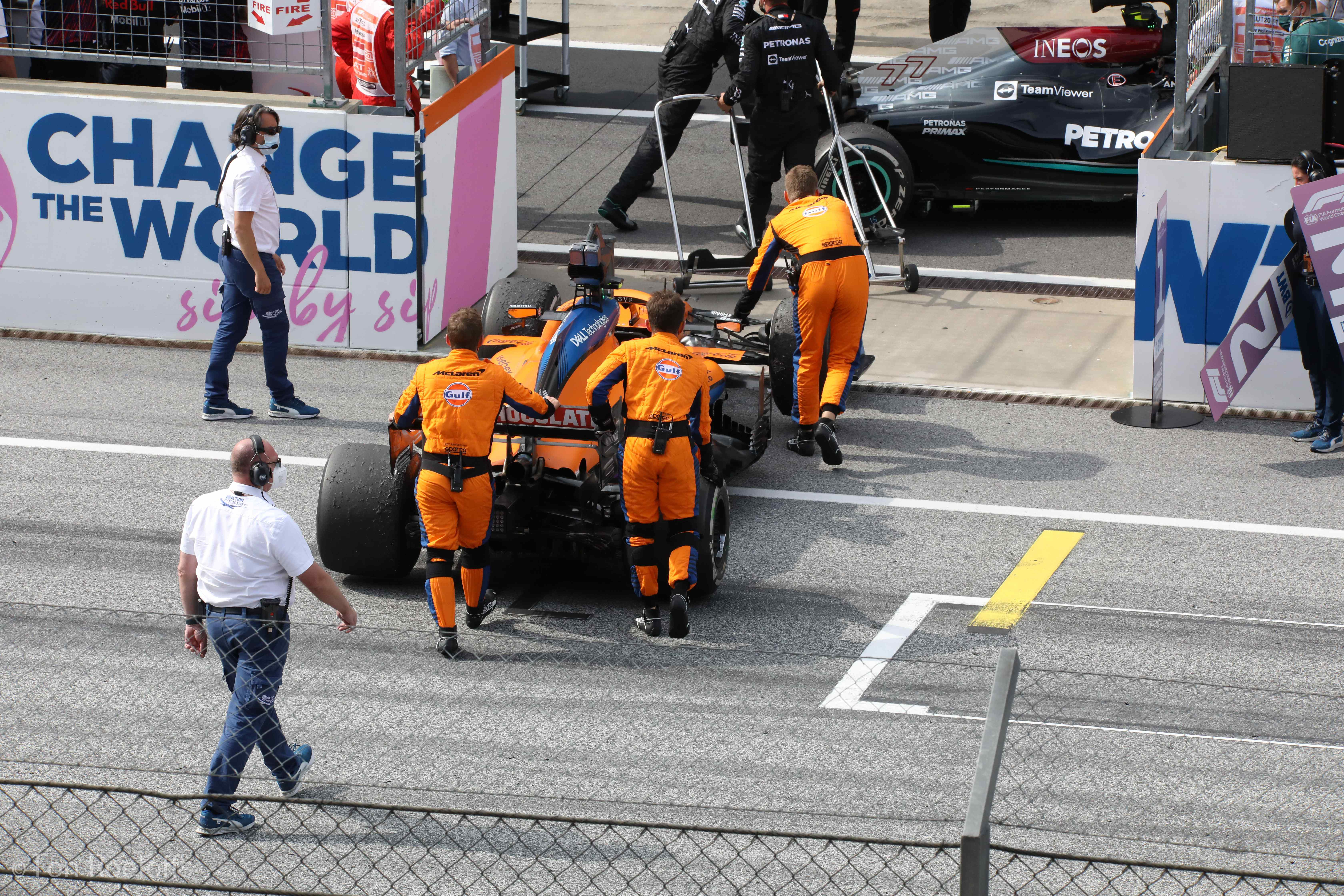 Verstappen pitbox